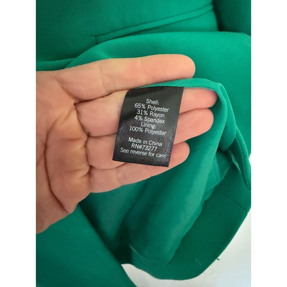 SO Goods for Life Emerald Green Oversized Blazer Jacket XS NWT JG25Z734RS - Picture 4 of 6